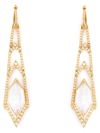 Stephen Webster Crystal Haze Long Diamond Earrings In Metallic