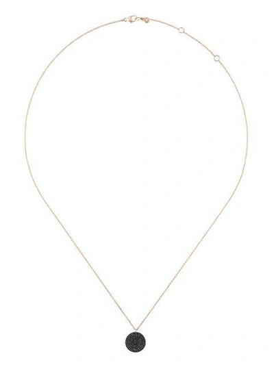 Astley Clarke 14kt Rose Gold Icon Diamond Pendant Necklace In Metallic