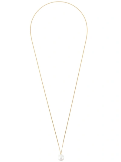 Wouters & Hendrix Gold Pearl Long Necklace In Metallic