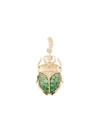 Aurelie Bidermann 18kt Yellow Gold Diamonds Single Beetle Earring