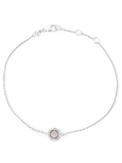 Astley Clarke 14kt White Gold Mini Icon Aura Diamond Bracelet In White, Gold