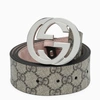 GUCCI GG SUPREME FABRIC BELT WITH GG BUCKLE