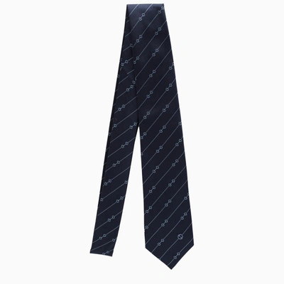 Gucci Navy Blue Tie