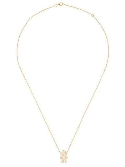 Alinka Misha Diamond Pendant Necklace In Metallic