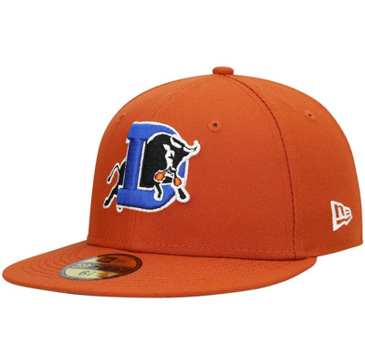 New Era Orange Durham Bulls Authentic Collection Team Alternate 59fifty Fitted Hat