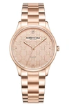 Kenneth Cole Classic Dress Watch With Stainless Steel Bracelet In Rose Gold