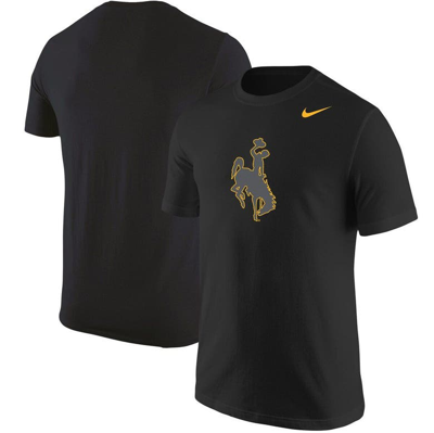 Nike Black Wyoming Cowboys Logo Color Pop T-shirt