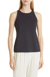 Eileen Fisher Slim Fit Scoop Neck Tank In Nocturne