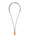 MIGNOT ST BARTH MIGNOT ST BARTH 'GALET' PENDANT NECKLACE - BROWN,GALETGP11564614