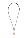 MIGNOT ST BARTH MIGNOT ST BARTH ADJUSTABLE 'ENSO' NECKLACE - BROWN,ENSOSGPEARL11564660