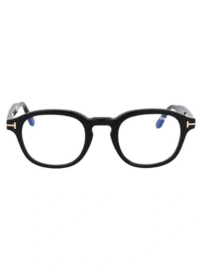 Tom Ford Ft5698-b Glasses In 001 Black