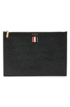 THOM BROWNE SMALL ZIP TABLET HOLDER