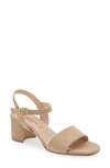 Cordani Irisse Block Heel Sandal In Corda Suede