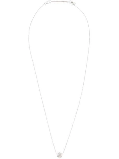 Astley Clarke 14kt White Gold Mini Icon Aura Diamond Pendant Necklace
