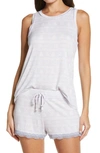 Honeydew Intimates All American Shortie Pajamas In Illusion Fair Isle