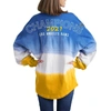 Fanatics Branded Royal Los Angeles Rams Super Bowl Lvi Champions Ombre Long Sleeve T-shirt In Royal