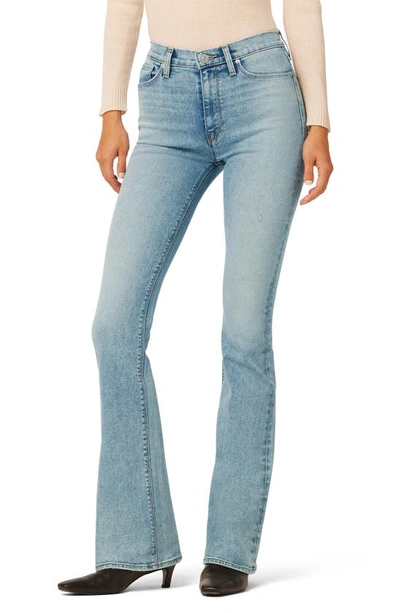 Hudson Barbara High Rise Faded Bootcut Jeans In Blue