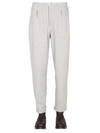 Engineered Garments Wide Leg Jogging Trousers In Grey
