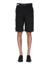 Alexander Mcqueen Men's Regular Fit Bermuda Shorts In Black