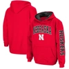 Colosseum Youth  Scarlet Nebraska Huskers 2-hit Team Pullover Hoodie In Scarlet