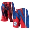 MITCHELL & NESS MITCHELL & NESS RED PHILADELPHIA 76ERS HARDWOOD CLASSICS 1996 HYPER HOOPS SWINGMAN SHORTS