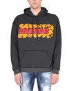 Dsquared2 Dsquared Men Logo Printed Sweatshirt In Black