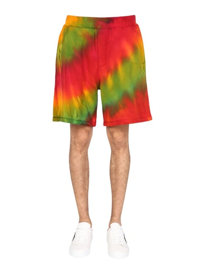 Dsquared2 Relaxed Fit Bermuda In Multicolour