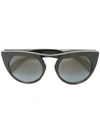 YOHJI YAMAMOTO CAT EYE SUNGLASSES,YY501211527998