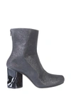 Maison Margiela Boot With Crushed Heel In Black