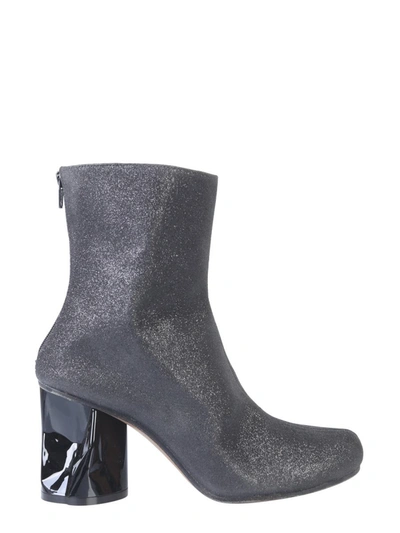 Maison Margiela Boot With Crushed Heel In Black