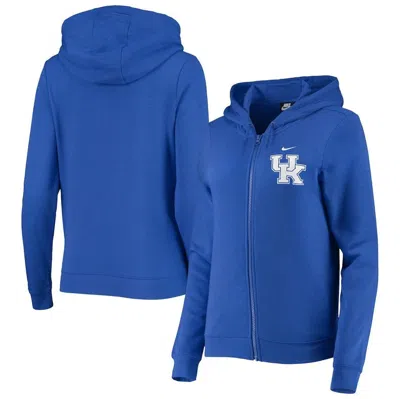 Nike Royal Kentucky Wildcats Varsity Fleece Full-zip Hoodie