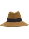 MAISON MICHEL FEDORA HAT,100900100511736384