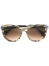 FENDI FENDI EYEWEAR SLINKY SUNGLASSES - GREY,FF0181S11591116