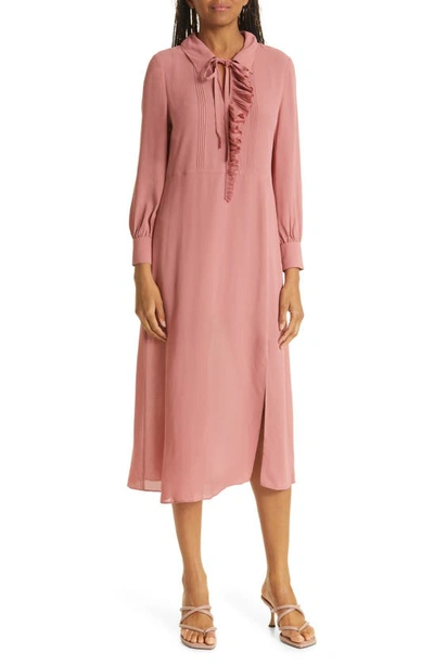 chinese dress ladies Buy Ted Baker Delyla Meadowsweet Long Sleeve Midi Dress Dark Green 5 (US  12) at Amazon.in