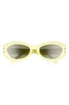 Dior Signature Butterfly Sunglasses In Shiny Yellow