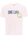 Dsquared2 Smiley Recycled Cotton Jersey T-shirt In Pink