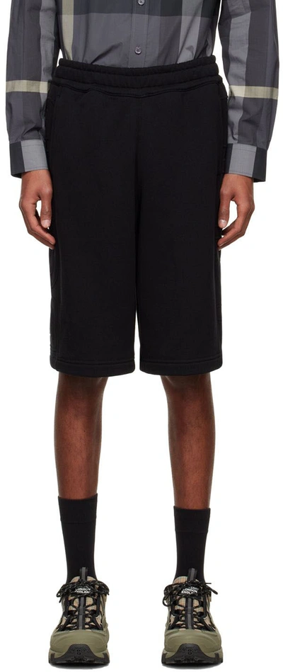 Burberry Black Cotton Shorts