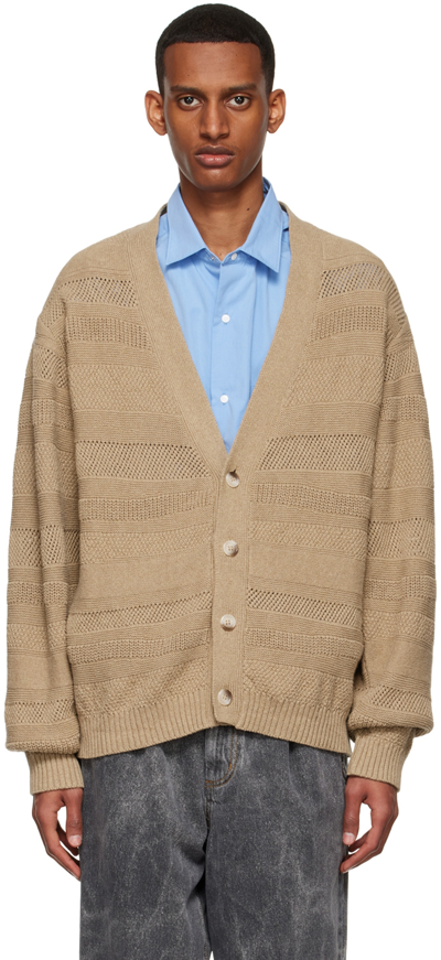トップス mfpen beige cotton cardigan Mfpen Beige Recycled Cotton Cardigan In Neutrals | ModeSens