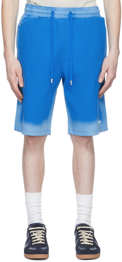 Ader Error Straight-leg Track Shorts In Blue