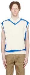 ADER ERROR OFF-WHITE COTTON VEST