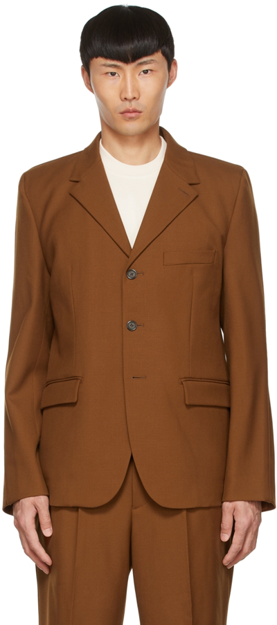 Vtmnts Brown Wool Blazer