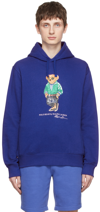 POLO RALPH LAUREN BLUE POLO BEAR HOODIE