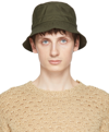 Our Legacy Khaki Ripstop Bucket Hat In Army Green Tech Rips
