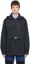 Palmer Black Cotton Jacket In Black