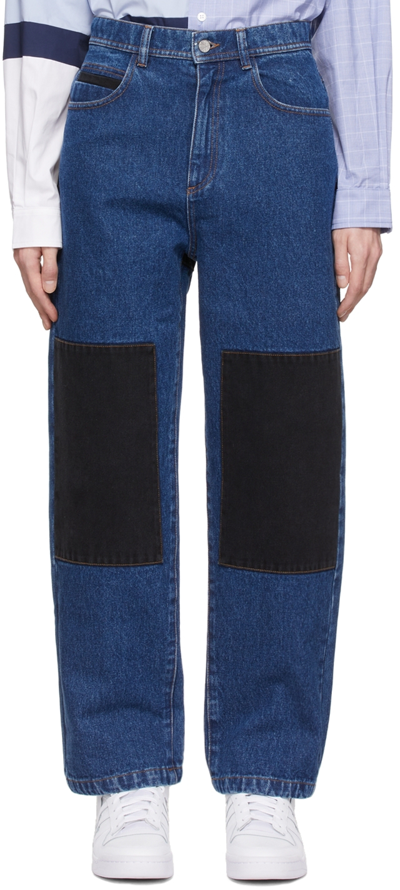 Palmer Blue Paneled Jeans