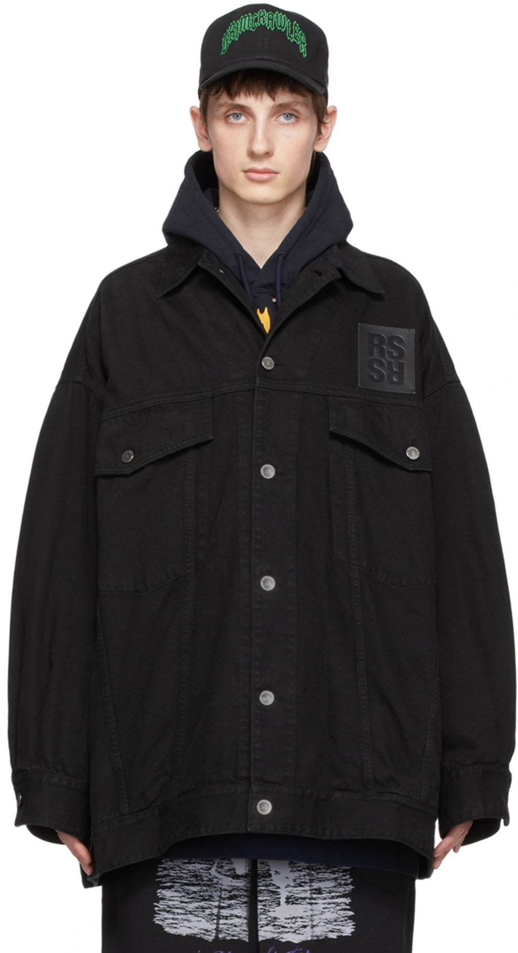 ジャケット・アウター RAF SIMONS 22ss SolemnX Denim Jacket M RAF SIMONS(ラフシモンズ) 22SSOVERSIZED SOLEMN-X DENIM JACKET