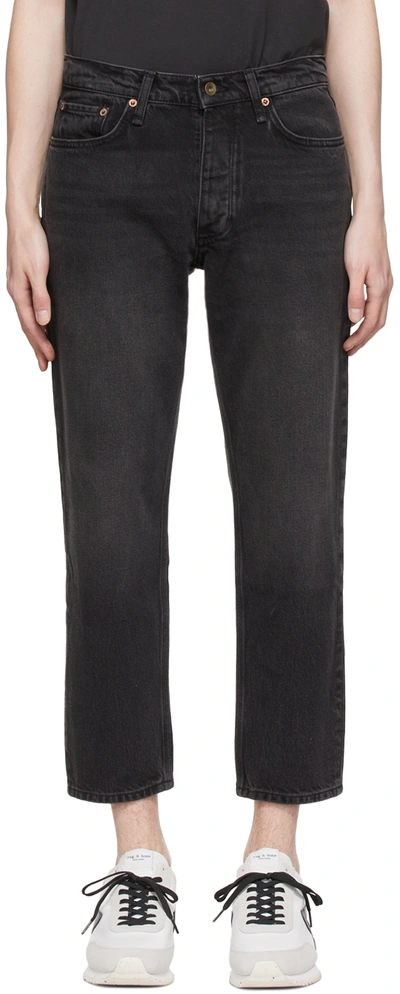 Rag & Bone Beck Rigid Mid-rise Cropped Jeans In Highland