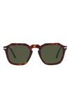 Persol 50mm Square Sunglasses In Havana