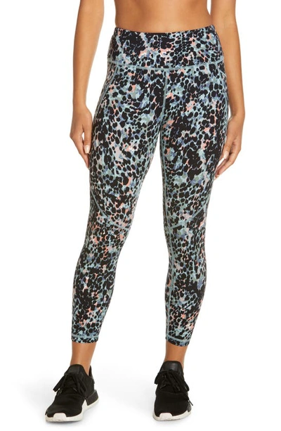 Sweaty Betty Power Pocket Workout Leggings In Blue Dapple Print