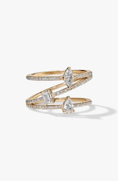 Lana Jewelry Women's Flawless Fancy 14k Yellow Gold & Diamond Statement Ring